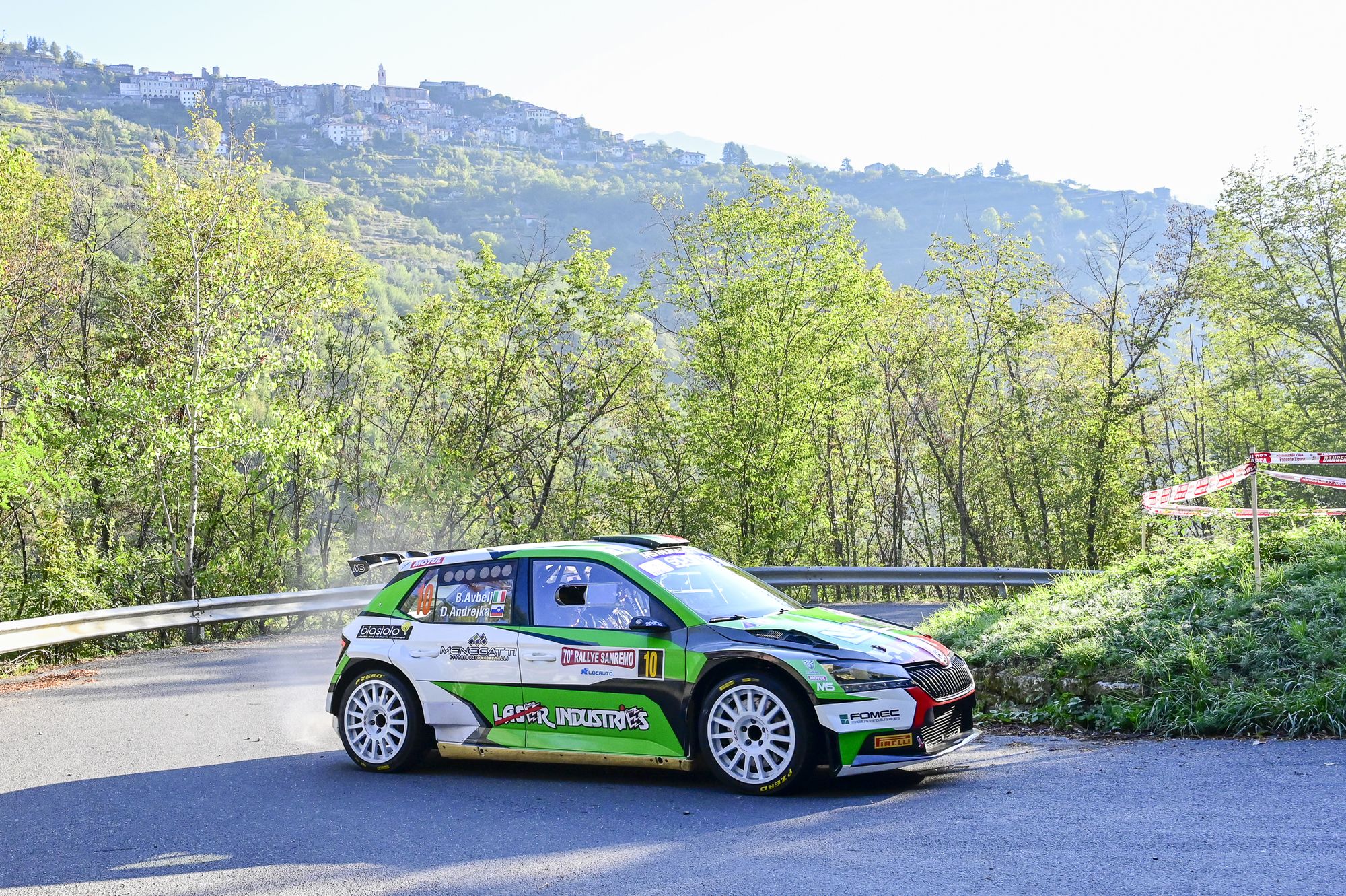 70° Rallye Sanremo, Basso al comando a quattro prove della fine